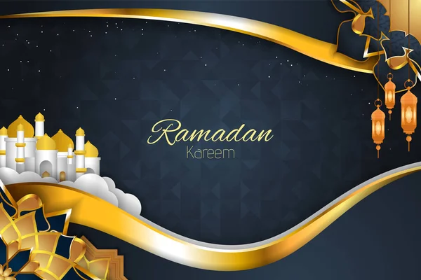 Ramadan Background Ornament — Stock Vector