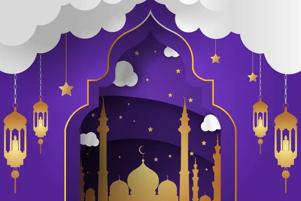 Contexte Ramadan Kareem Contexte Islamique — Image vectorielle