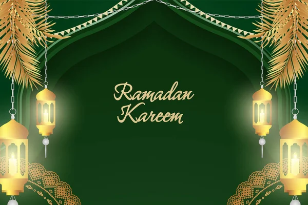 Ramadan Kareem Fond Design — Image vectorielle
