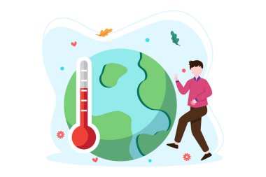 Dünya Günü Düz Tasarımı