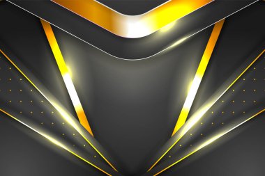 element ile modern siyah ve altın lüks arka plan