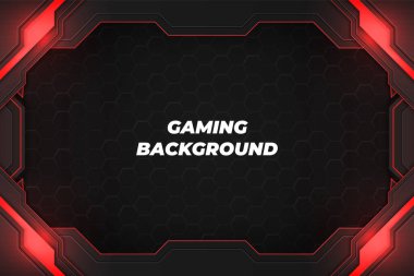 Öge ile oyun arkaplanı siyah ve kırmızı