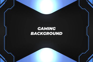 Öge ile oyun arkaplanı siyah ve mavi