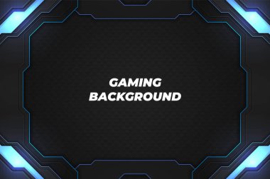 Öge ile oyun arkaplanı siyah ve mavi