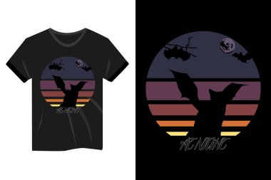 Gece yarısı bir çift yarasa kanatlı kedi antika model tasarımı