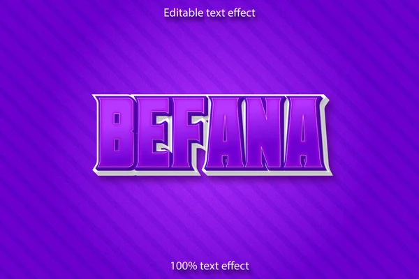 Befana Ededitable Text Effect Cartoon Style — стоковий вектор