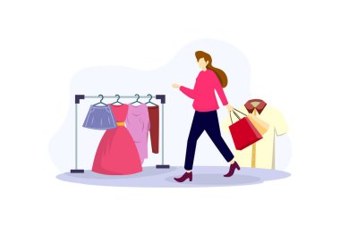 Moda Galerisi Düz Tasarımı