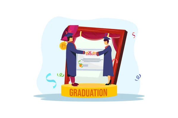Σχεδίαση Επίπεδης Απεικόνισης Αποφοίτησης — Διανυσματικό Αρχείο