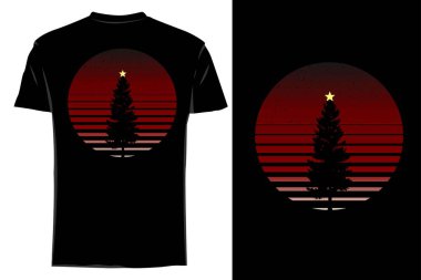 Noel silueti tişörtü eski model vintage