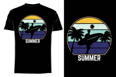 Yaz silueti t-shirt model antika