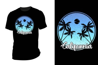 California silueti t-shirt model antika