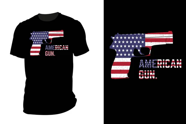 Amerikan silueti t-shirt model antika