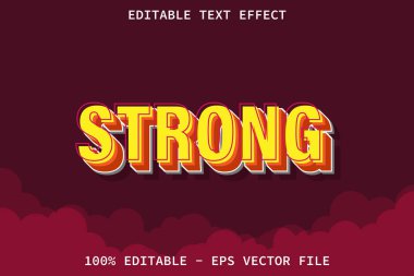 Modern Biçim Düzenlenebilir Metin Efektiyle Güçlü