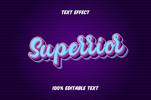 Effet Texte Modifiable Supérieur — Image vectorielle