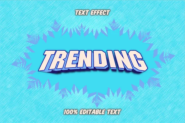 Trending Editable Text Effect — Stockvektor