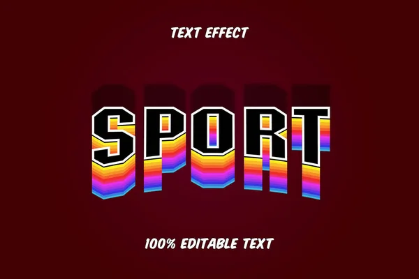 Sport Editable Text Effect — Stockvektor