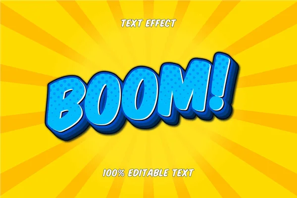 Boom Effet Texte Modifiable — Image vectorielle