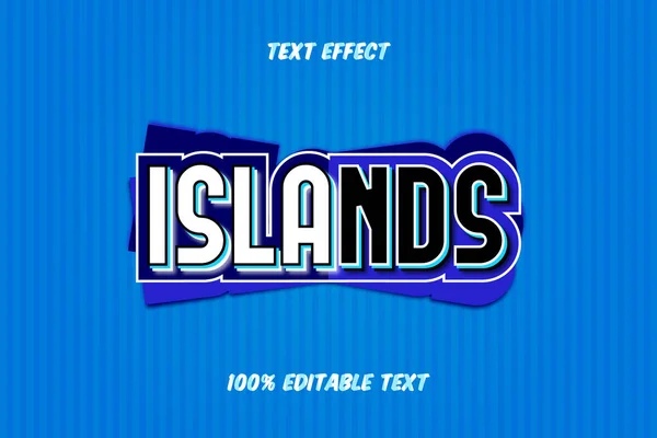 Острова Редактируемого Текста — стоковый вектор