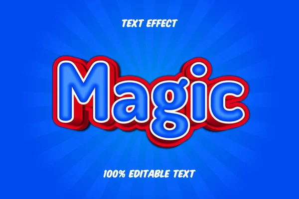 Magischer Editierbarer Texteffekt — Stockvektor