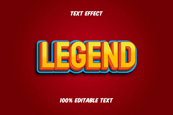 Legend Editable Text Effect — ストックベクタ
