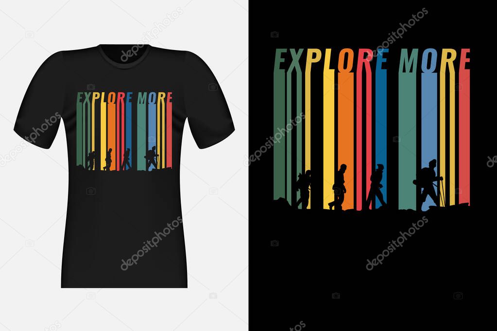 Explore More With Silhouette Vintage Retro Design