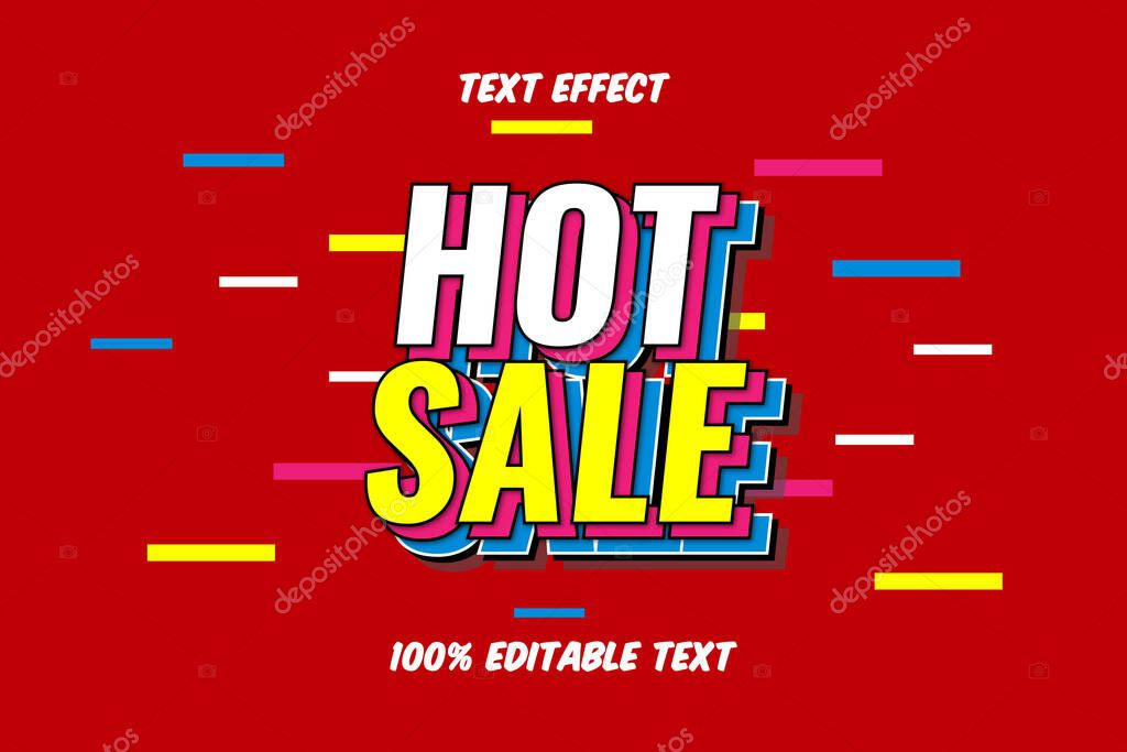 Hot Sale Editable Text Effect