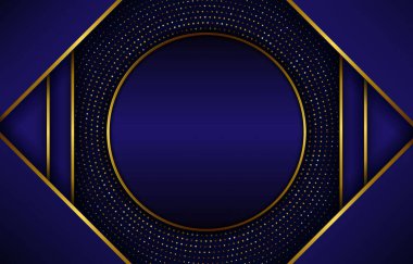 Lüks mavi arkaplan tasarımı