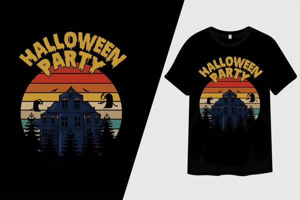 Halloween Party Shirt Design — Image vectorielle