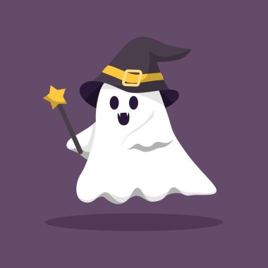 Hayalet Cadı Karakter Tasarımı Çizimi