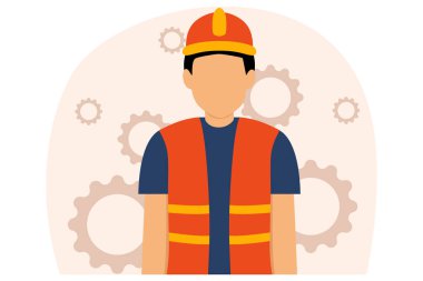 İşçi Bayramı Düz Tasarımı