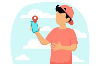 Hafta sonu Tatil Düz Tasarımı