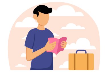 Hafta sonu Tatil Düz Tasarımı