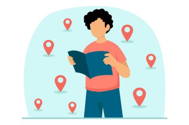 Hafta sonu Tatil Düz Tasarımı