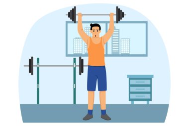 Sağlıklı Etkinlik Düz Tasarımı