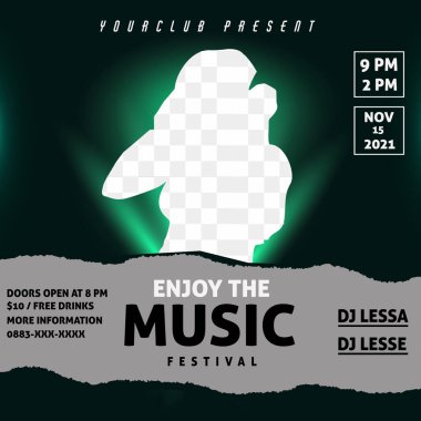 Müzik Konseri Flyer Tasarımı