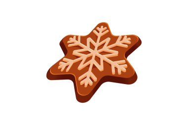 Kristal Buzlu Zencefilli Kurabiye Noel Çıkartması