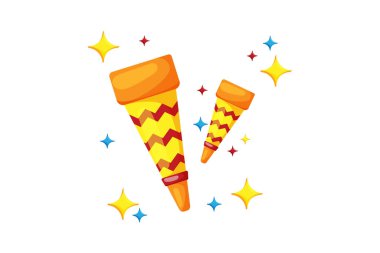 Trompet Mutlu Yıllar Etiketi