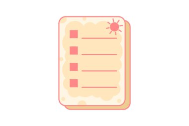 Kağıt Yapışkan Notlar Yapıştırıcı Tasarımı