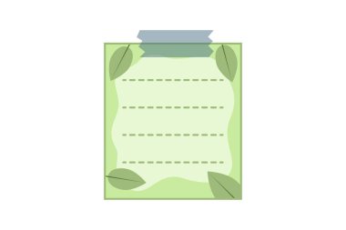 Kağıt Yapışkan Notlar Yapıştırıcı Tasarımı