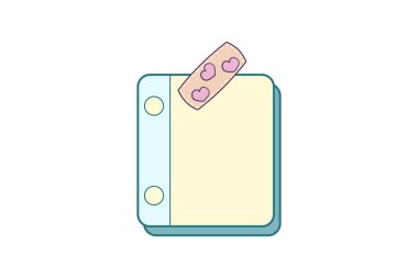 Kağıt Yapışkan Notlar Yapıştırıcı Tasarımı