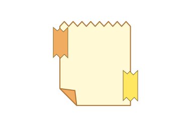 Kağıt Yapışkan Notlar Yapıştırıcı Tasarımı