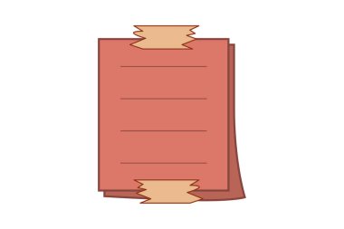 Kağıt Yapışkan Notlar Yapıştırıcı Tasarımı