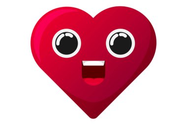 Sevimli Kalp İfade Etiketi Tasarımı