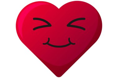 Sevimli Kalp İfade Etiketi Tasarımı