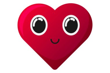 Sevimli Kalp İfade Etiketi Tasarımı