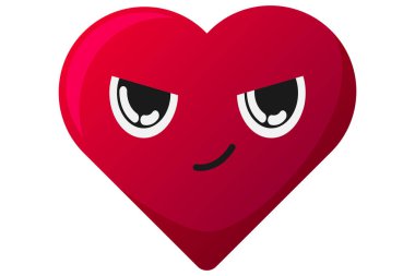 Sevimli Kalp İfade Etiketi Tasarımı