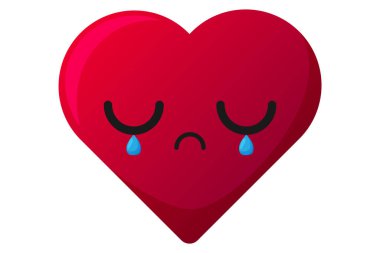 Sevimli Kalp İfade Etiketi Tasarımı