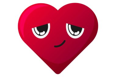 Sevimli Kalp İfade Etiketi Tasarımı