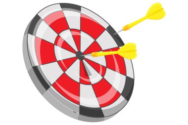 Ok Tahtası İşlevsel Oyun İlgili Çıkartma