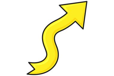 Ok Vurgulaması Not Etiketi Tasarımı